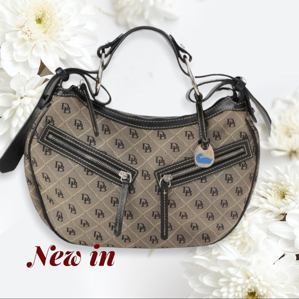 Dooney & Bourke Signature Canvas Circular Hobo bag